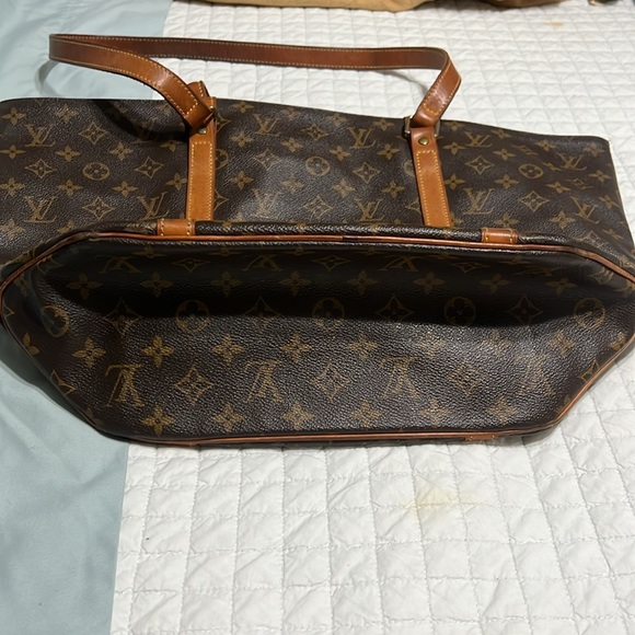 AUTHENTIC VINTAGE LOUIS VUITTON TOTE BAG LARGE - Picture 9 of 10
